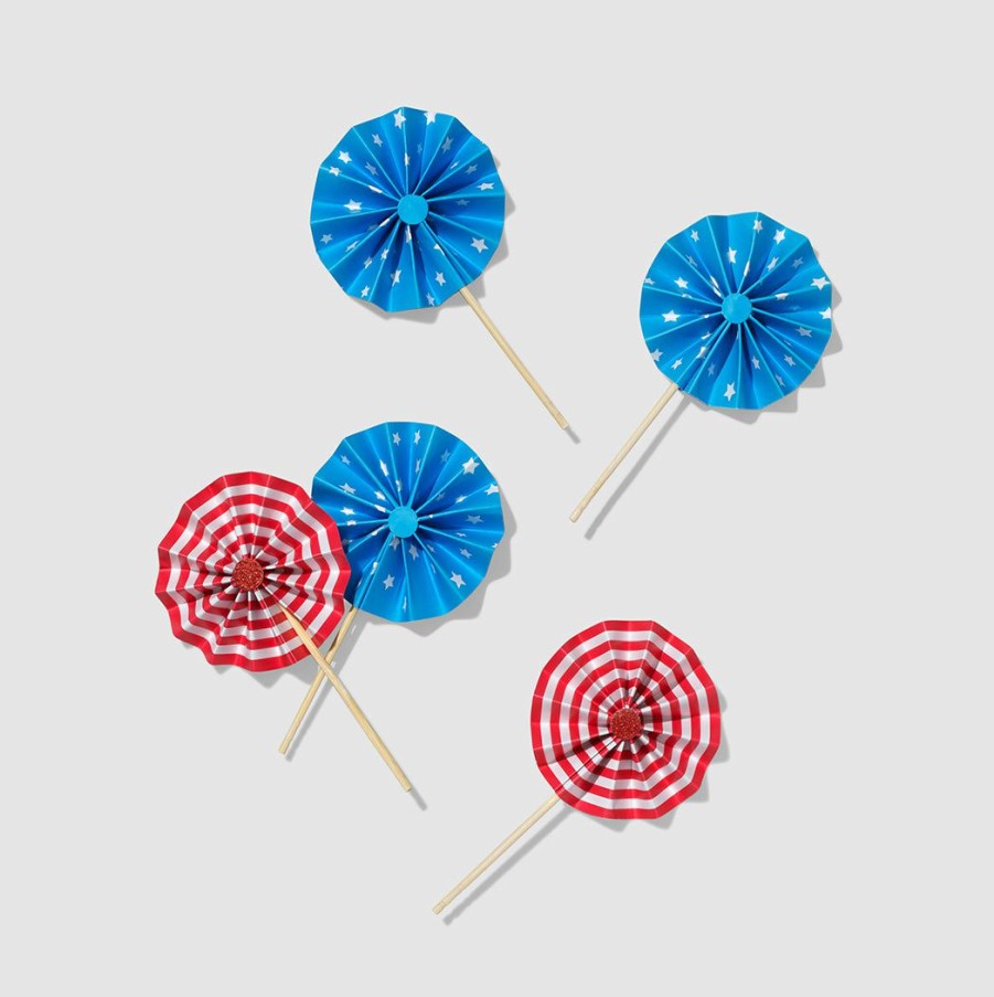 * Coterie U.S. Of Yay! Pinwheel Toppers (10 Per Pack) Decorations Decorations