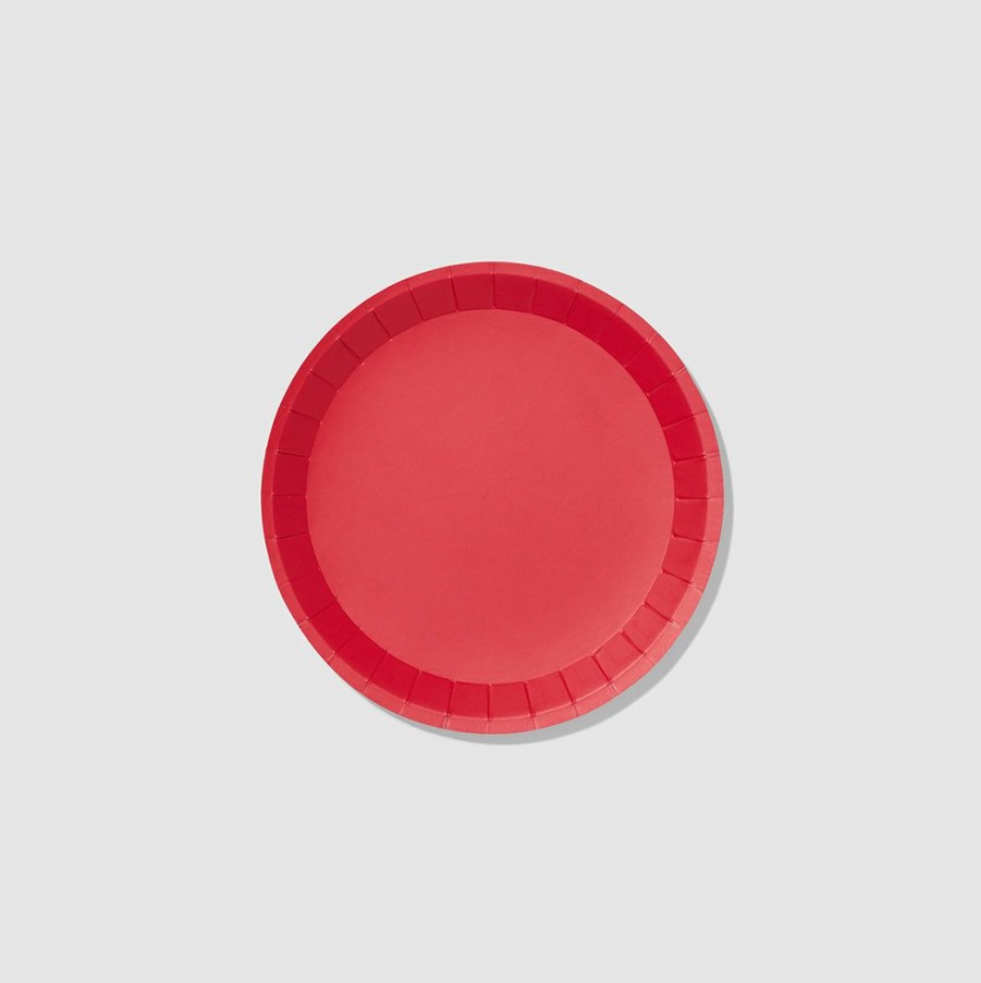 * Coterie Red Classic Small Plates (10 Per Pack) Tabletop