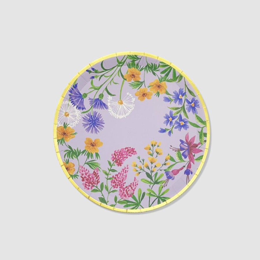 * Coterie Wildflowers Large Plates (10 Per Pack) New Arrivals Tabletop