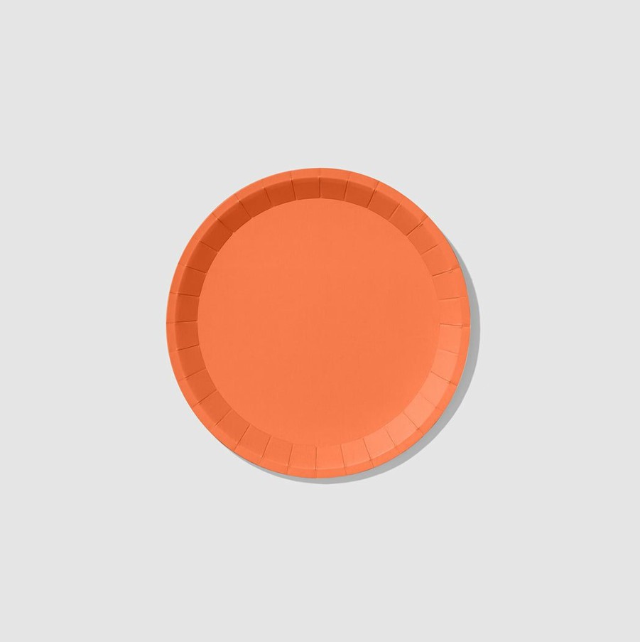 * Coterie Tropical Coral Classic Small Plates (10 Per Pack) Tabletop