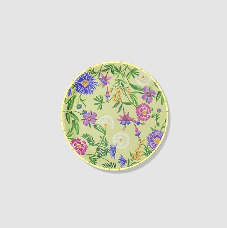 * Coterie Wildflowers Small Plates (10 Per Pack) New Arrivals Tabletop