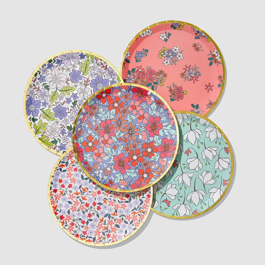 * Coterie Best Sellers In Full Bloom Large Plates (10 Per Pack) Tabletop