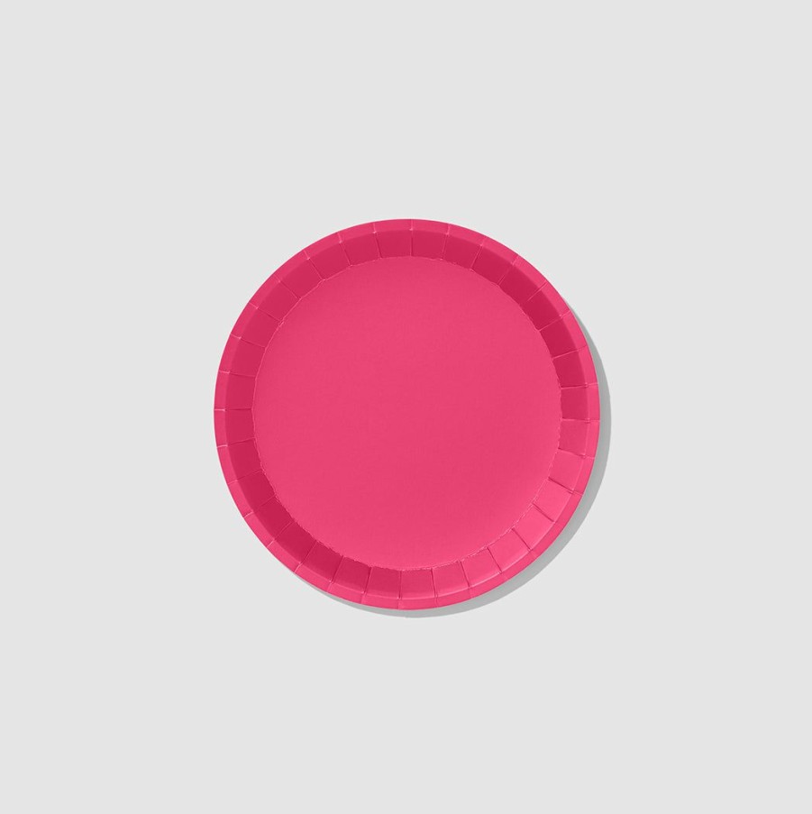 * Coterie Hot Pink Classic Small Plates (10 Per Pack) Tabletop Tabletop