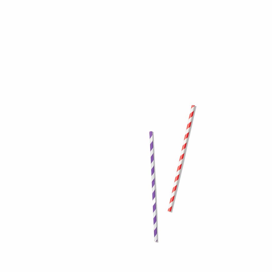 * Coterie Make It Rainbow Paper Straws (25 Per Pack) Tabletop