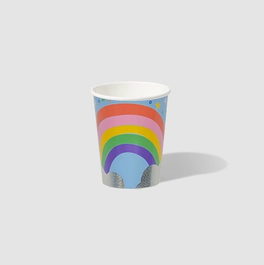 * Coterie X Sparkella Rainbow Cups (10 Per Pack) New Arrivals Tabletop