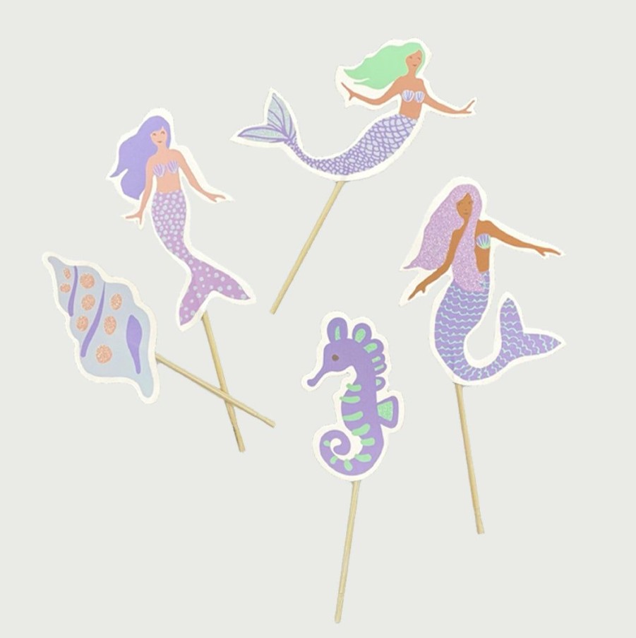 * Coterie New Arrivals Magical Mermaid Toppers (10 Per Pack) Decorations