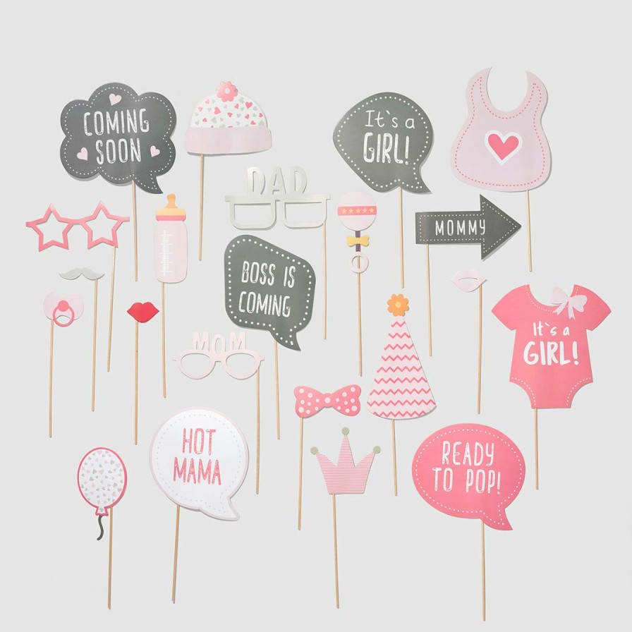 * Coterie Hooray Baby Pink Photo Props Decorations