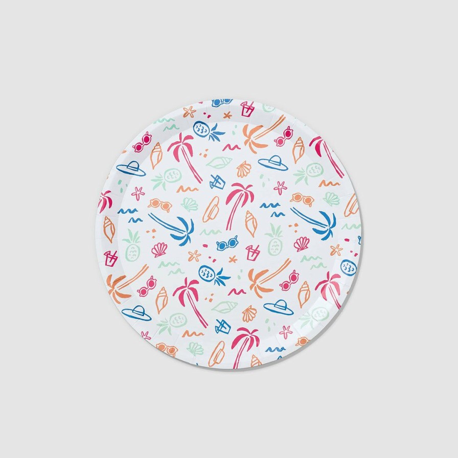 * Coterie Tabletop Beach Vibes Large Plates (10 Per Pack) Tabletop