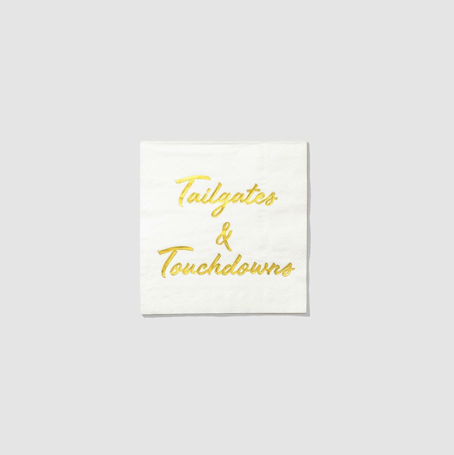 * Tabletop Draper James X Coterie Tailgates & Touchdowns Cocktail Napkins (25 Per Pack) Tabletop