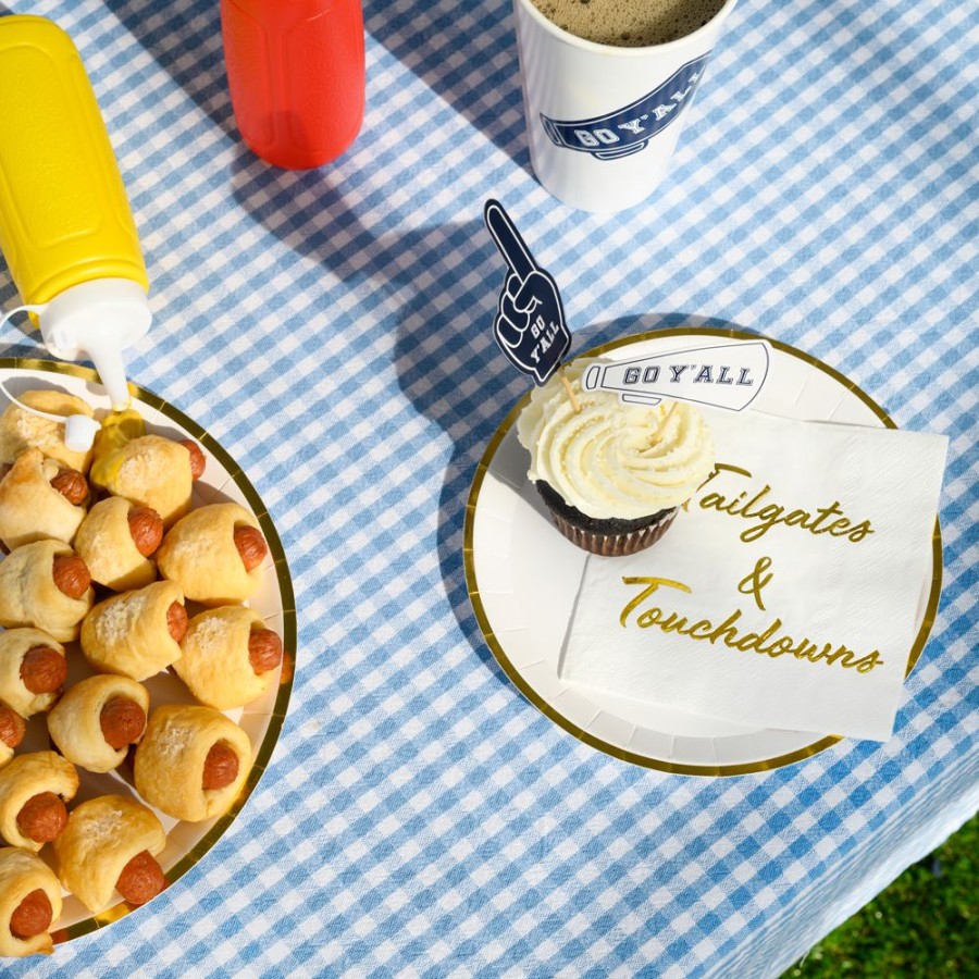 * Tabletop Draper James X Coterie Tailgates & Touchdowns Cocktail Napkins (25 Per Pack) Tabletop