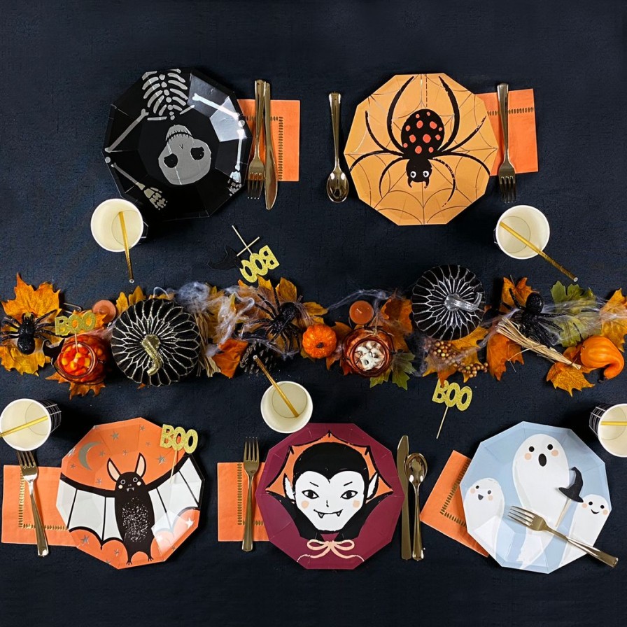 * Coterie Halloween Frights Large Plates Tabletop Tabletop