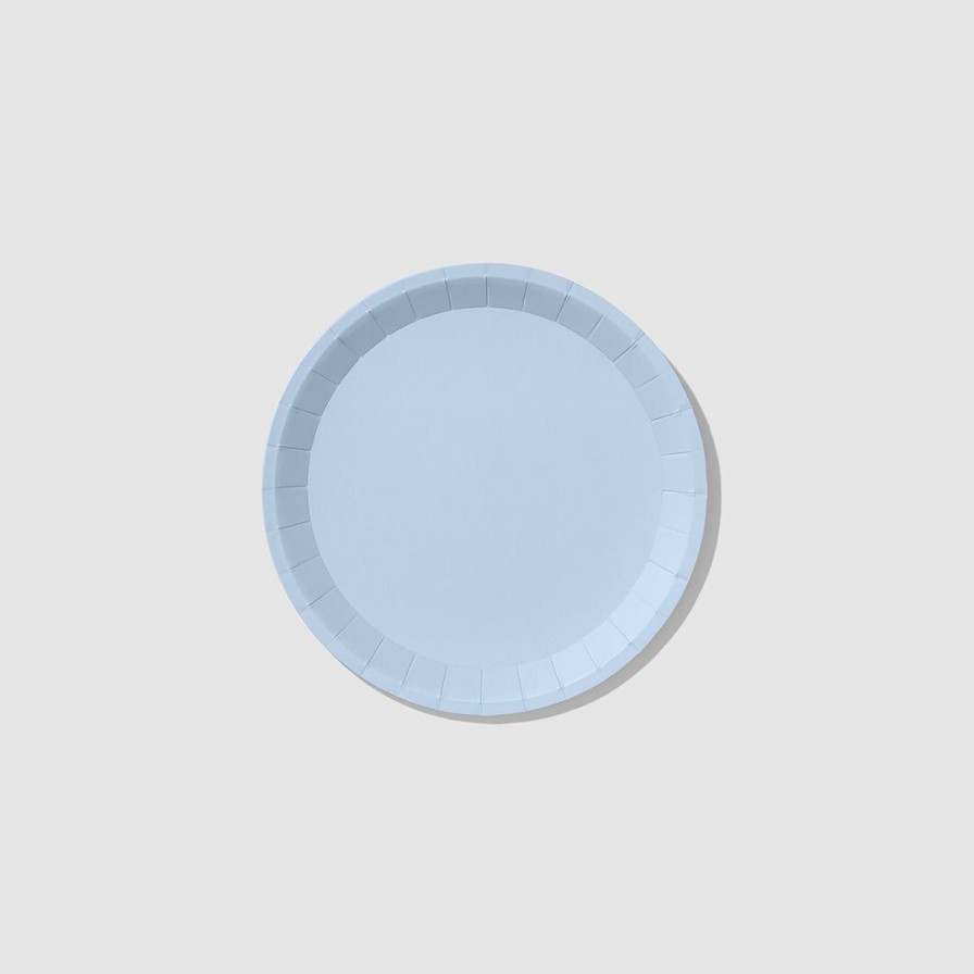 * Coterie Tabletop Pale Blue Classic Small Plates (10 Per Pack) Tabletop