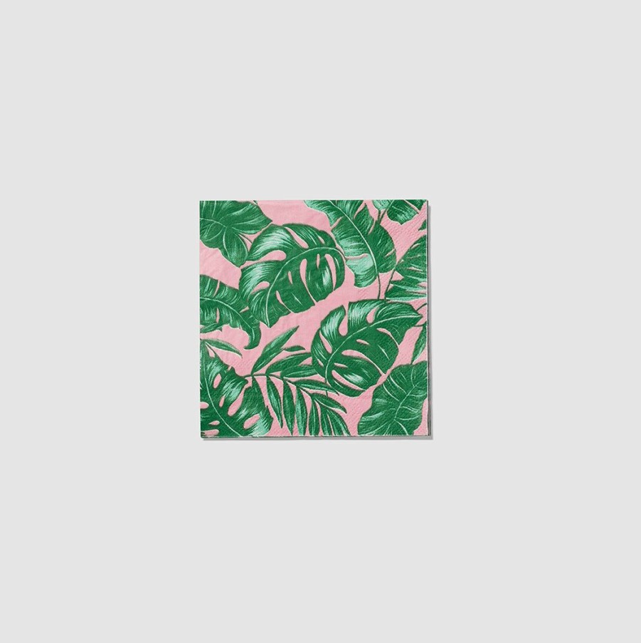 * Coterie Best Sellers Palm Leaf Cocktail Napkins (25 Per Pack) Tabletop