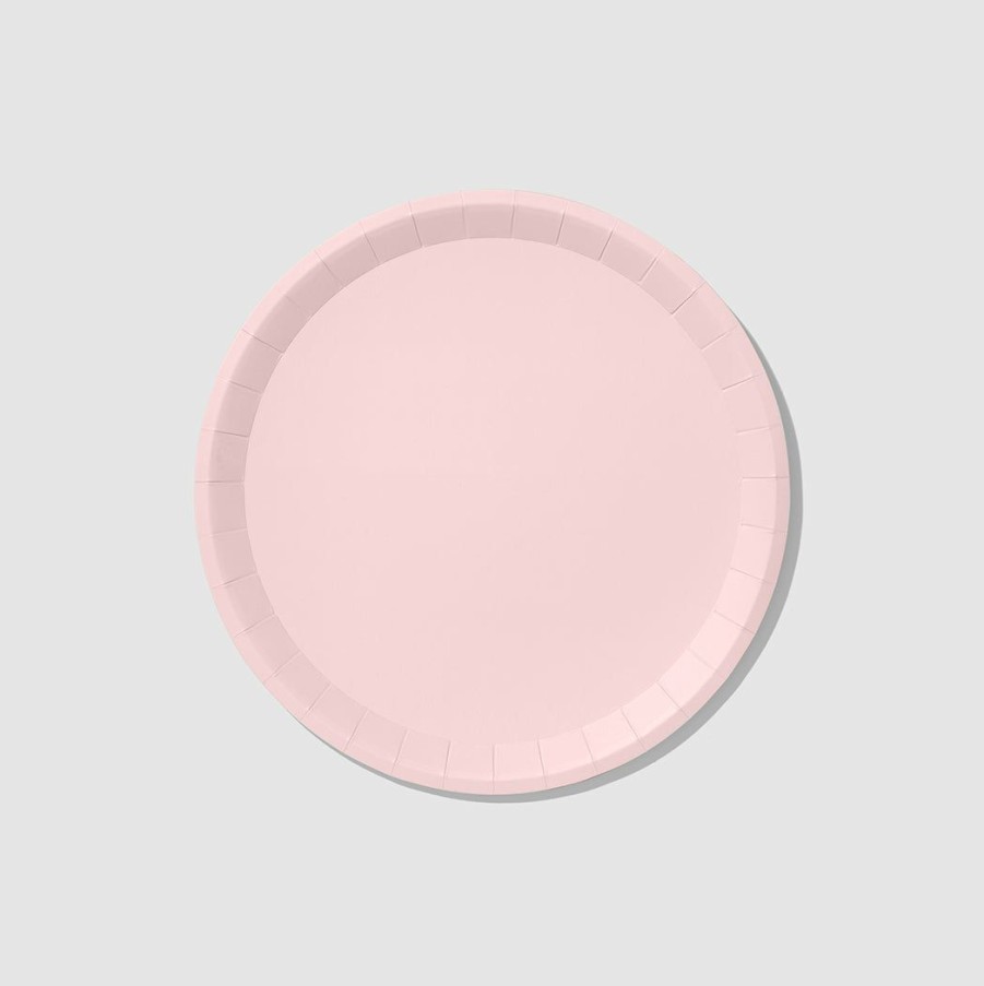 * Coterie Pale Pink Classic Large Plates (10 Per Pack) Tabletop Tabletop