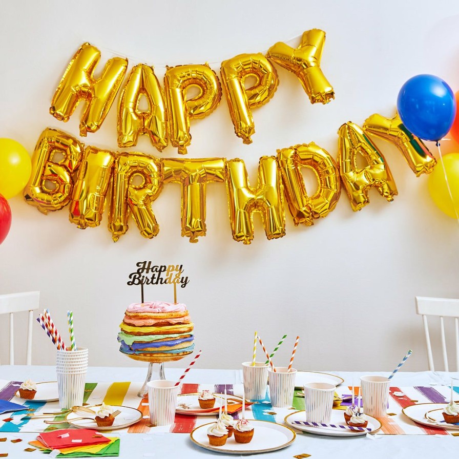 * Coterie Happy Birthday Balloon Banner Best Sellers Decorations