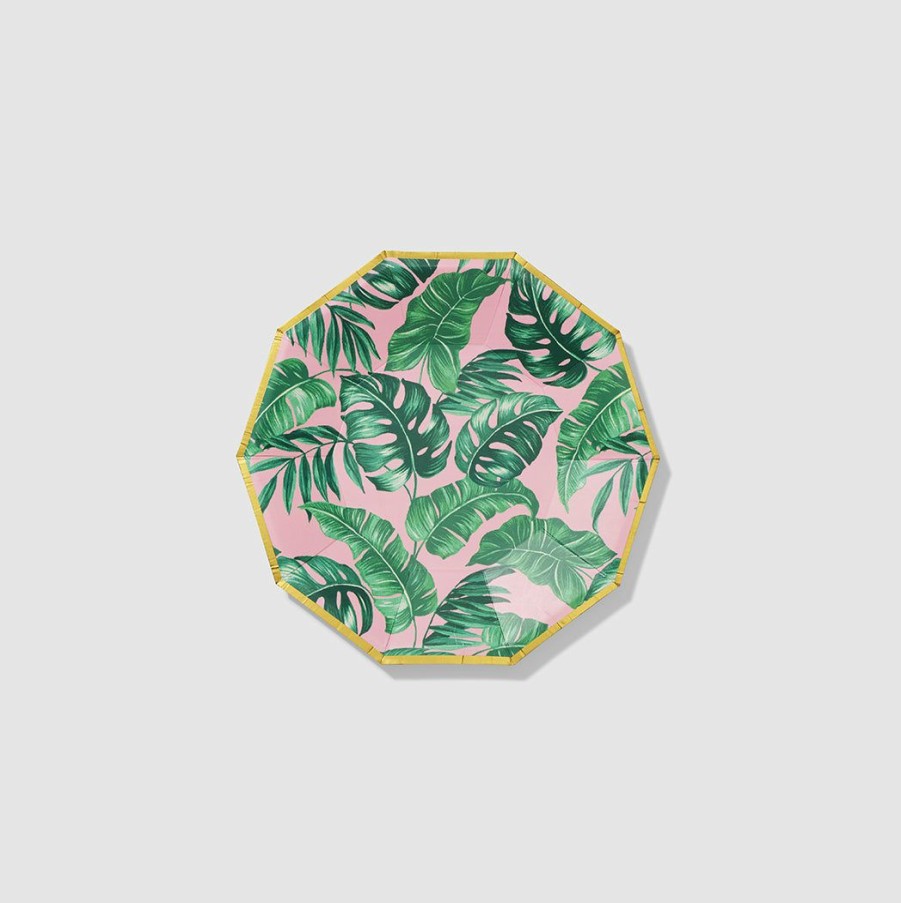 * Coterie Palm Leaf Small Plates (10 Per Pack) Tabletop