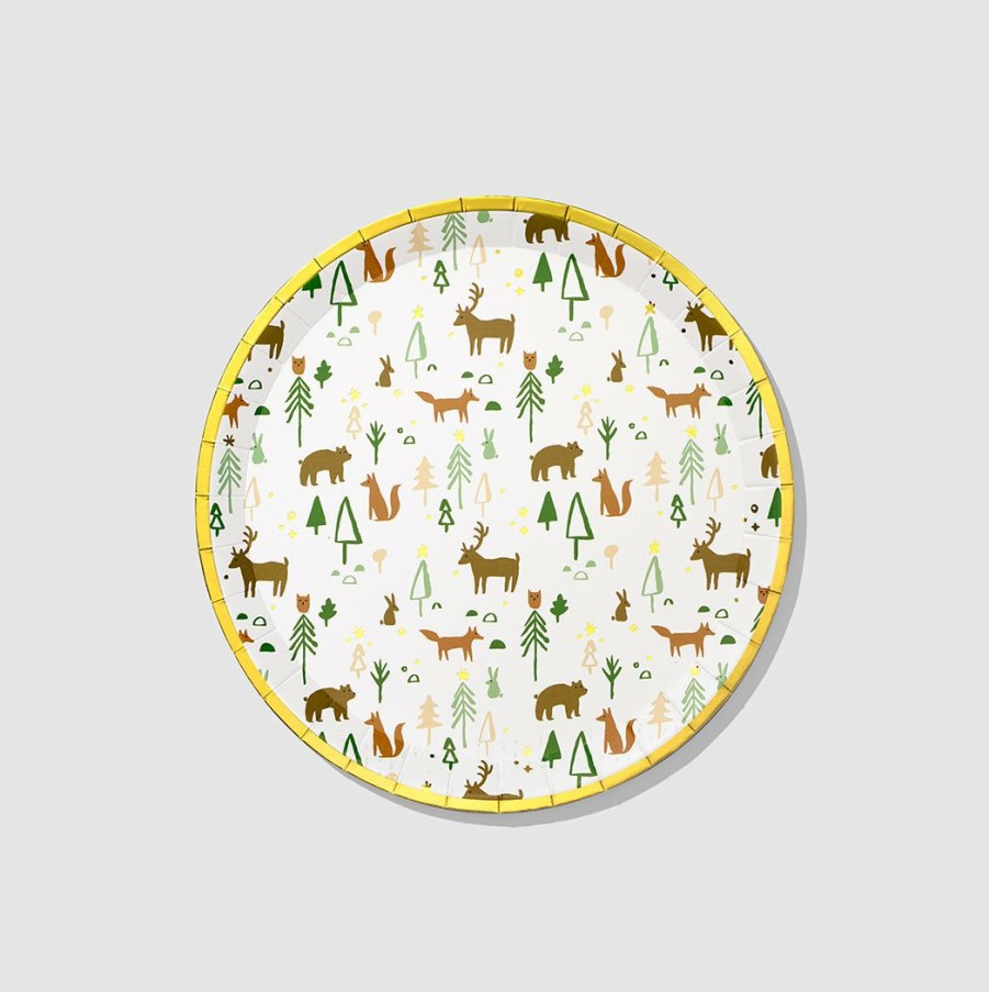 * Coterie Tabletop Woodland Wonders Large Plates (10 Per Pack) Tabletop