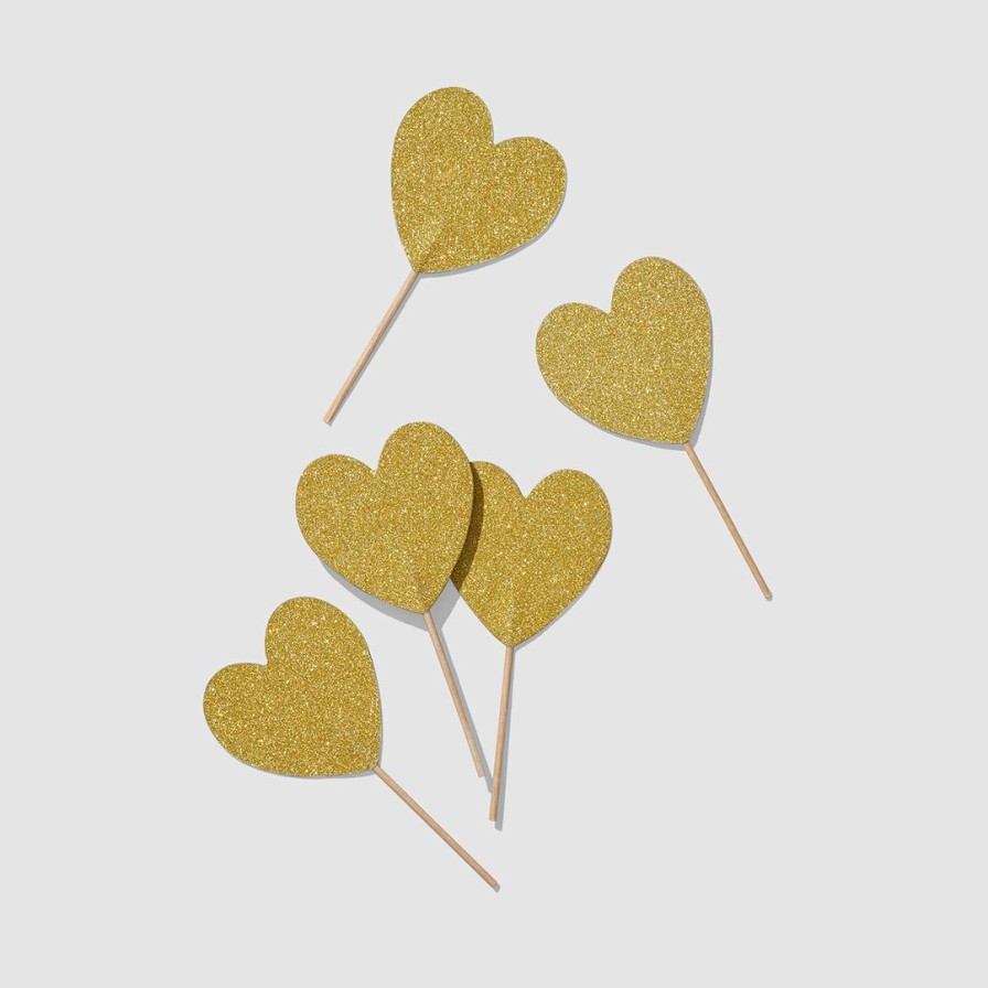 * Coterie Decorations Heart Mini Toppers (10 Per Pack) Decorations