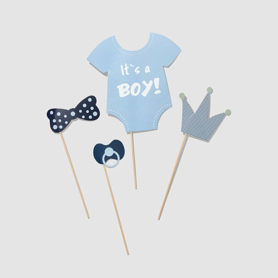 * Coterie Hooray Baby Blue Photo Props Decorations Decorations