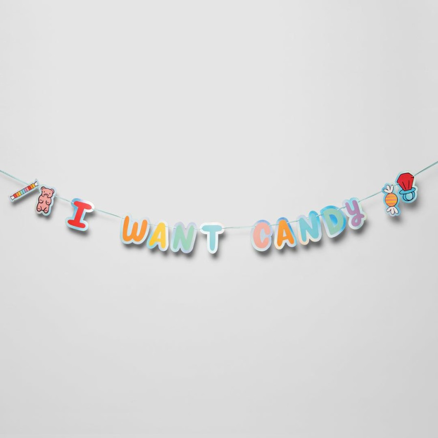 * Coterie I Want Candy Banner Decorations