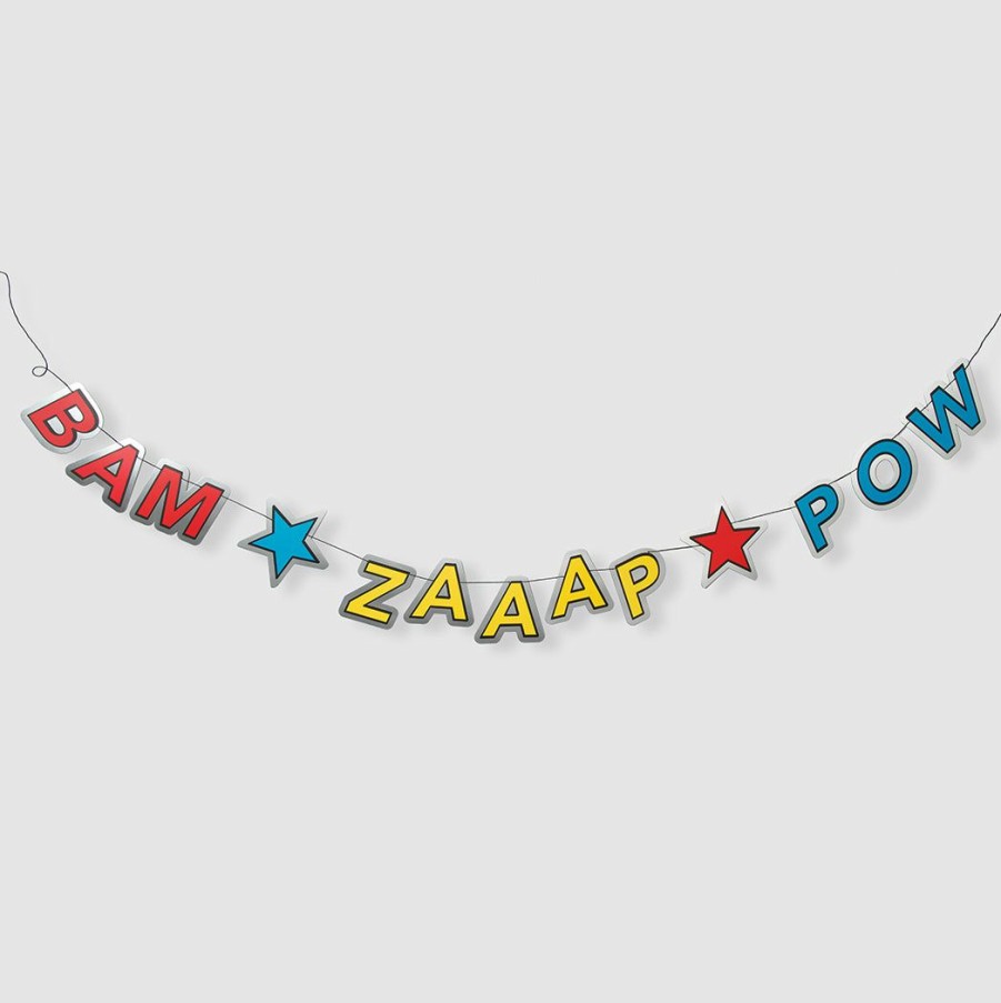 * Coterie Decorations Bam! Zaaap! Pow! Banner Decorations