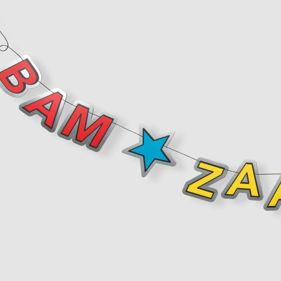 * Coterie Decorations Bam! Zaaap! Pow! Banner Decorations